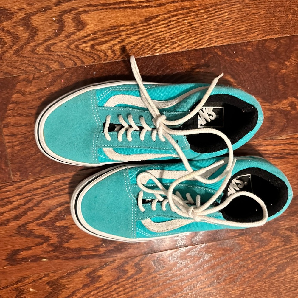 Vans Turquoise Canvas Shoes
